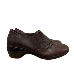 Thom Mcan Deidre Brown Leather Comfort Slip On Shoes 7.5